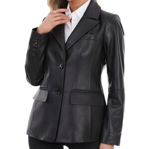 Silver Fashions NWT‎ Lambskin 100% Leather Jacket